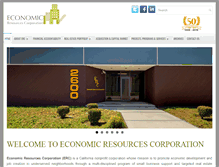 Tablet Screenshot of economicresources.org